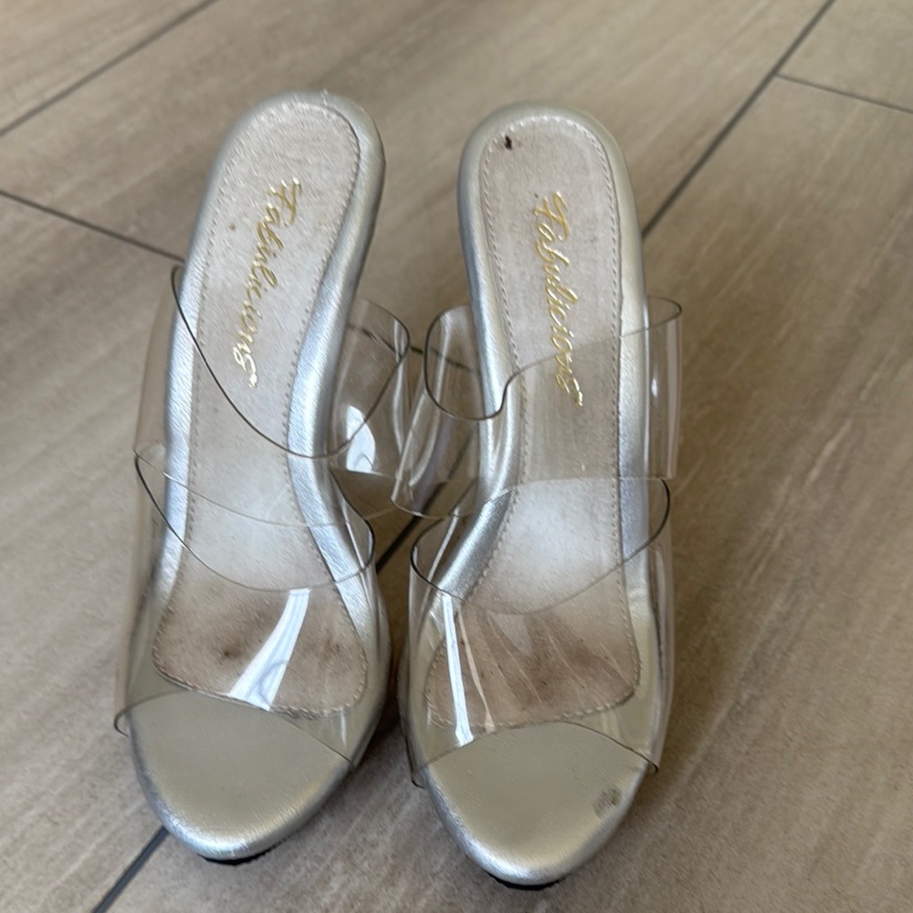 Fabulicious Bikini Competition Clear Women's Heels